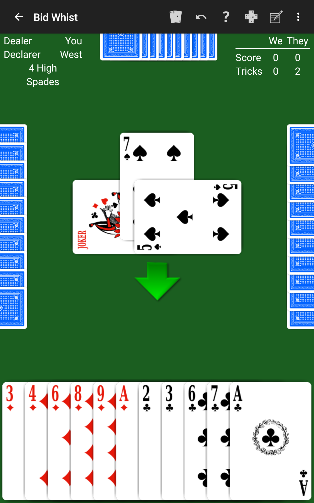play hand and foot card game free online no download