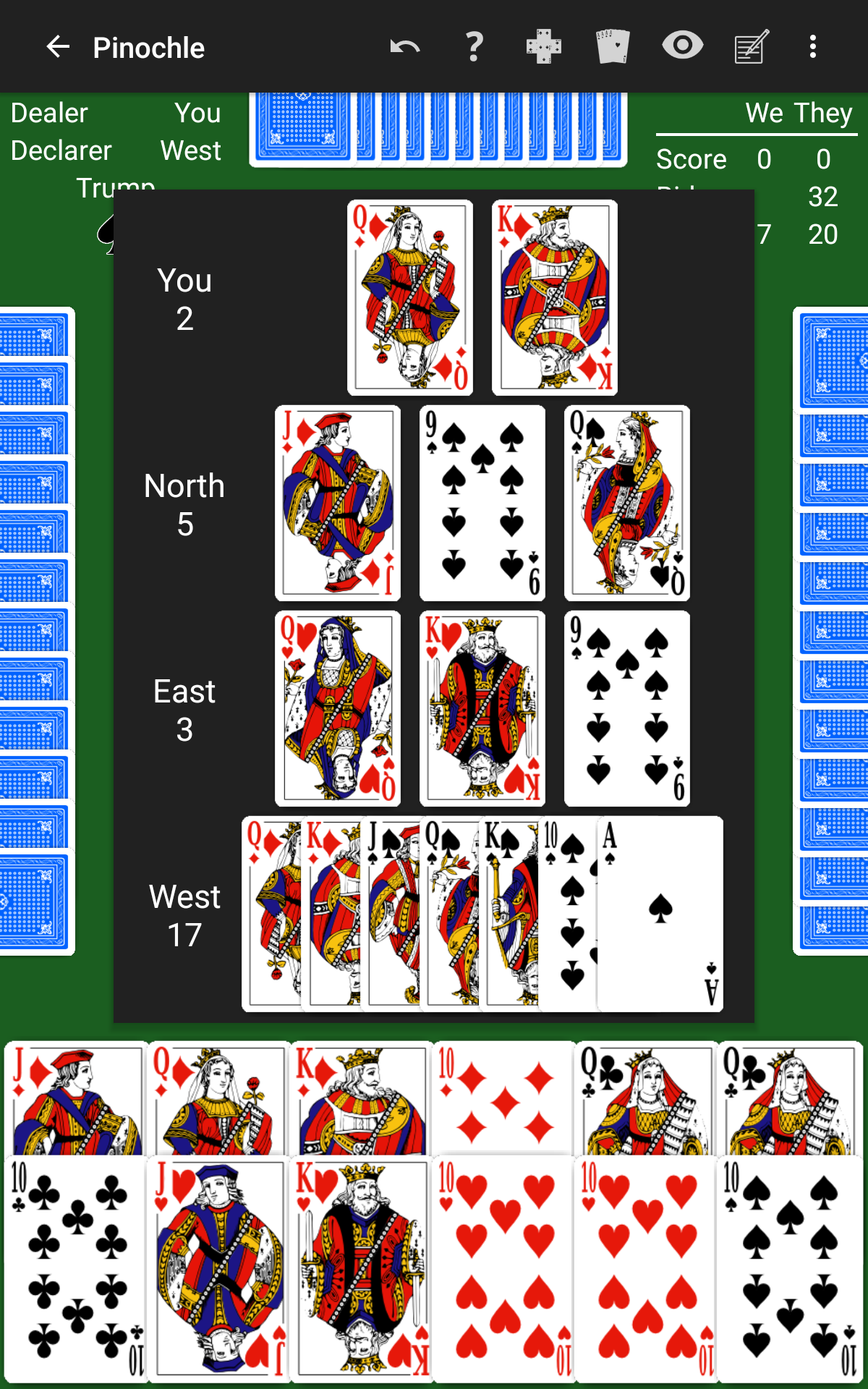 free online card games pinochle duble deck